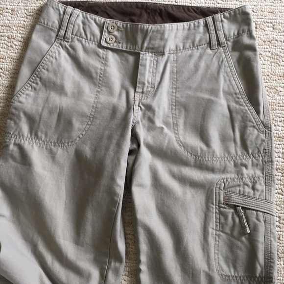 The North Face Khaki hiking pants sz 8 - Picture 2 of 8